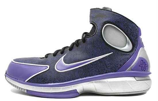 Nike Air Zoom Huarache 2K4 Kb Laser Black Silver Purple 309957-051 - фото 606406