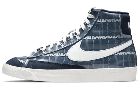 Nike Blazer Mid '77 NSW Logo Midnight Navy DJ4654-410 - фото 607069