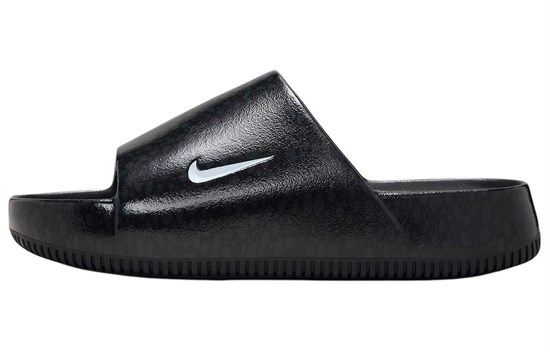 Nike Calm Slide Quiet, Slip Resistant, Odor Resistant Slide Slippers Men's Black HM5072-001 - фото 607201