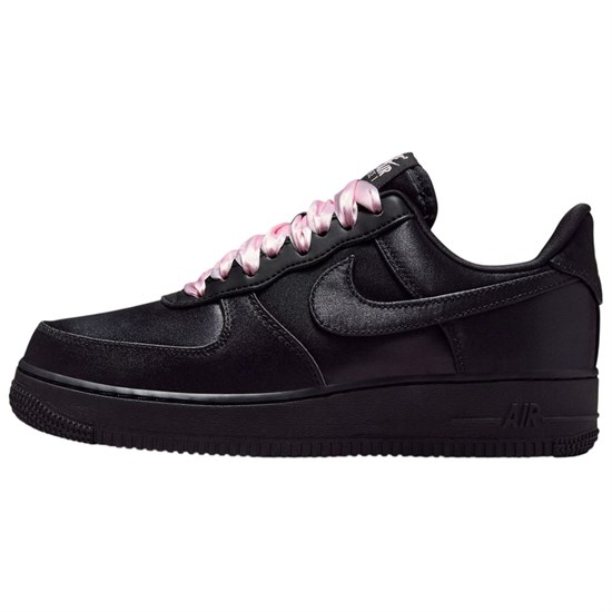 Nike Air Force 1 Low '07 LV8 Black Satin Women's IH2034-010 - фото 612663