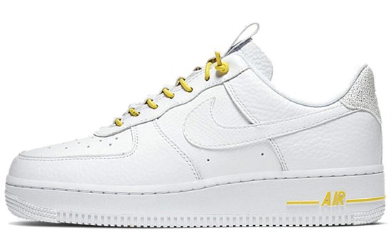 Nike Air Force 1 Low Lux White Chrome Yellow Women's 898889-104 - фото 612984