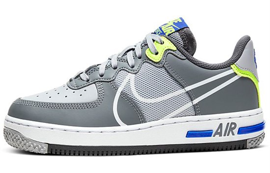 Nike Air Force 1 React 'Wolf Grey' GS CD6960-002 - фото 613191