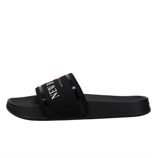 New Balance NB 200 Slide Slippers Men's Black D Width SMF200L1 - фото 621318