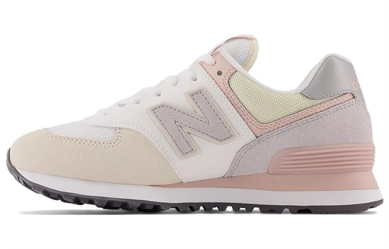 New Balance 574 Beige White Pink Sand Women's WL574RU2 - фото 621827