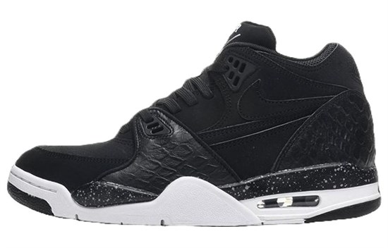 Nike Air Flight 89 Cushioning, Wear Resistant Mid Top Vintage Basketball Shoes Men's Black 306252-024 - фото 622387