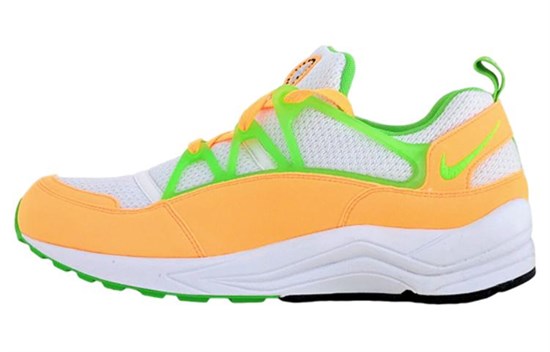 Nike Air Huarache Light 'Atomic Mango' Cushioned Slip Resistant Low Top Running Shoes Men's Yellow Green White 306127-831 - фото 622895