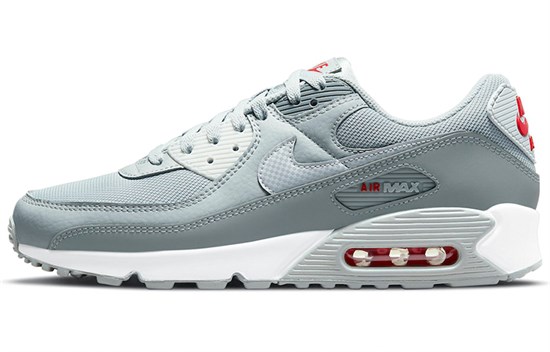 Nike Air Max 90 Grey Red DM9102-001 - фото 623236