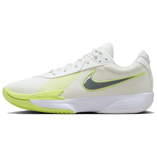 Nike Air Zoom G.T. Cut Academy Anti Slip And Wear Resistant Lightweight Low Top Basketball Shoes Men's White Orange FB2598-106 - фото 624323