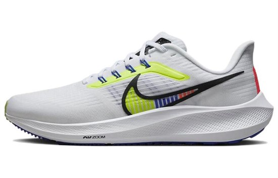 Nike Air Zoom Pegasus 39 Prm White Volt Racer Blue DX1627-100 - фото 624473