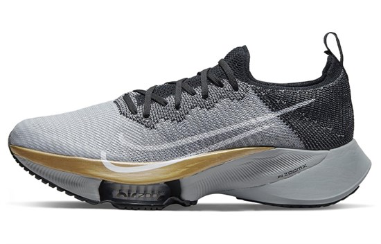 Nike Air Zoom Tempo Next% Flyknit Wolf Grey Metallic Gold Coin CI9923-008 - фото 624638