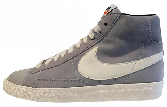 Nike Blazer High Suede Vintage 'Grey White' 344344-010 - фото 624817