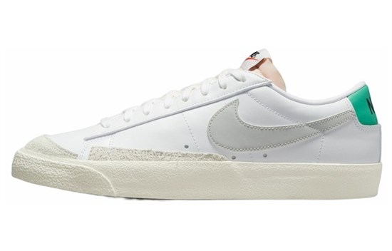 Nike Blazer Low 77 Vintage White Grey Fog Light Menta Sail DA6364-109 - фото 624827