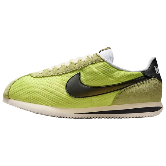 Nike Cortez Textile Anti Slip Wear Resistant Low Top Casual Shoes Men's Green IB8135-736 - фото 625017