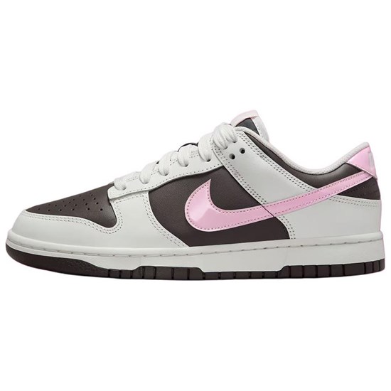 Nike Dunk Anti Slip Wear Resistant Low Top Skateboard Shoes Men's White Pink IB8510-100 - фото 625300