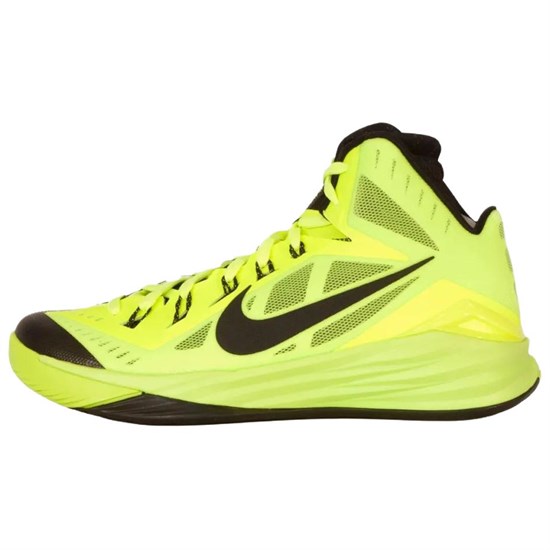 Nike Hyperdunk 2014 Anti Slip Wear Resistant Mid Top Basketball Shoes Men's Yellow 653640-700 - фото 625862