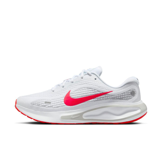 Nike Journey Run White Wolf Grey Pure Platinum Bright Crimson FN0228-106 - фото 625965