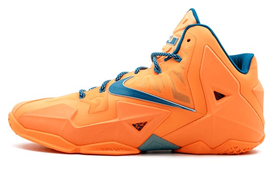 Nike LeBron 11 'Atomic Orange' 616175-800 - фото 626582