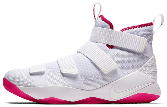 Nike LeBron Soldier Xi Ep 'White Vivid Pink' 897645-102 - фото 626831