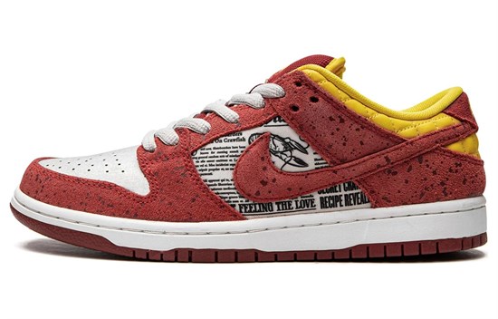 Nike Sb Dunk Low Rukus Crawfish 'Red Goldsilver' 504750-660(S-BOX) - фото 628115