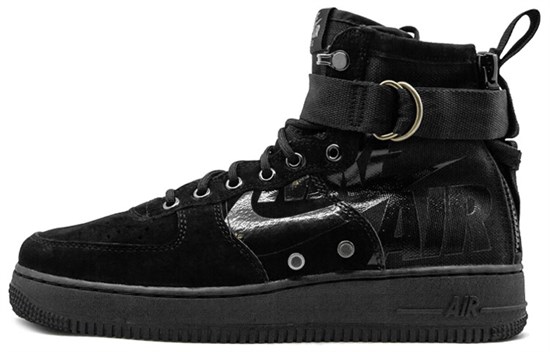 Nike Sf Air Force 1 Mid Black Cool Grey 917753-008 - фото 628237