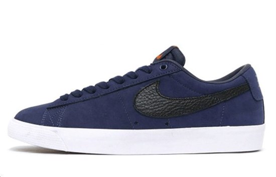 Nike Zoom Blazer Low Pro Gt Iso Sb 'Orange Label Midnight Navy' CW7462-400 - фото 628522