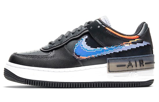 Nike Air Force 1 Low Shadow 8 Bit Black Women's CV8480-001 - фото 629122
