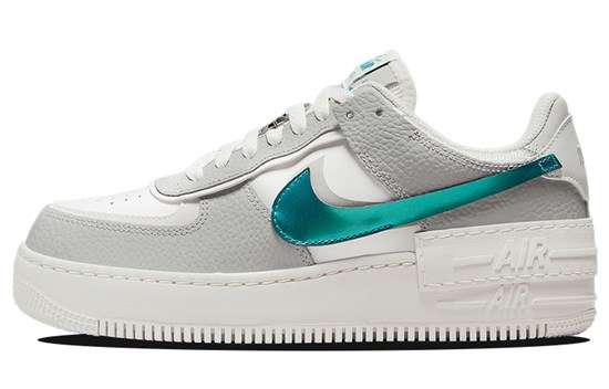 Nike Air Force 1 Low Shadow Grey Fog Bright Spruce Women's DR7856-100 - фото 629133