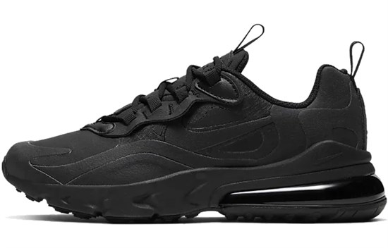 Nike Air Max 270 React Triple Black GS BQ0103-004 - фото 629594