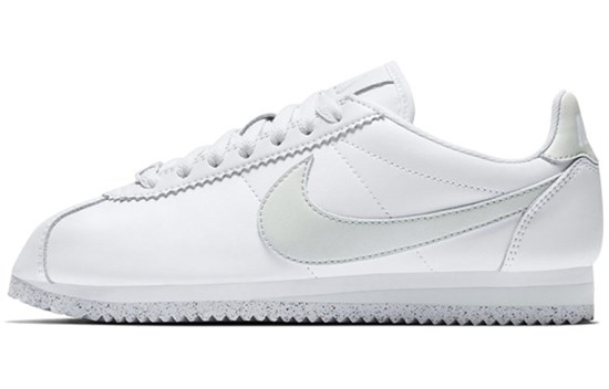 Nike Classic Cortez Flyleather White Light Silver Women's AR4874-100 - фото 630998
