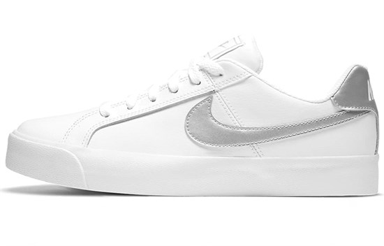 Nike Court Royale Ac 'White Metallic Silver' Women's AO2810-114 - фото 631194