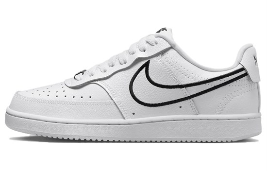 Nike Court Vision Low Premium 'White Black' Women's FZ0637-100 - фото 631263
