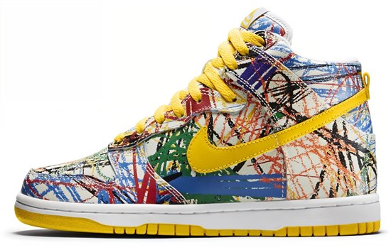 Nike Dunk High Scribble GS 728443-100 - фото 631447