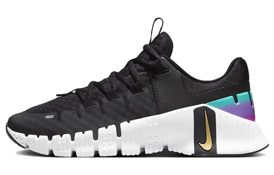 Nike Free Metcon 5 Black Fireberry Gold Women's FB7149-001 - фото 631686