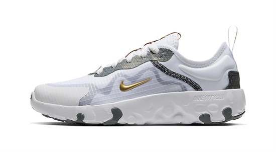 Nike Renew Lucent 'White Metallic Gold' GS CQ4274-100 - фото 632527