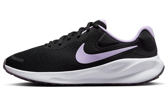 Nike Revolution 7 Black White Daybreak Lilac Bloom Women's FB2208-009 - фото 632619