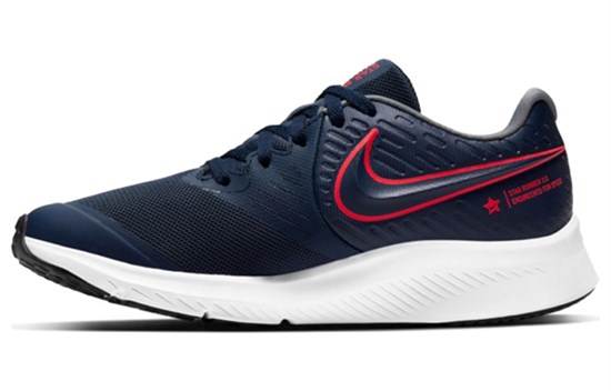 Nike Star Runner 2 Navy/Red GS AQ3542-405 - фото 632791