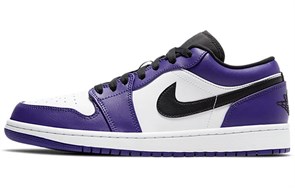 JORDAN 1 Low Court Purple White 553558-500