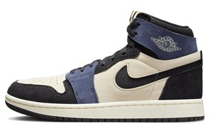 JORDAN 1 High Zoom Air Cmft 2 Muslin Blackened Blue Women's DV1305-104