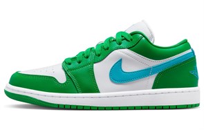 JORDAN 1 Low Lucky Green Aquatone Women's DC0774-304