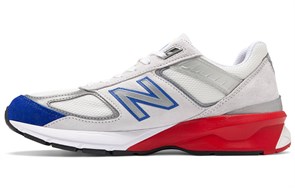 New Balance 990v5 Grey Royal Red M990NB5
