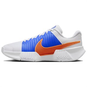 Nike GP Challenge Pro Wear Resistant Slip Resistant Low Top Tennis Shoes Men's White Blue FB3145-106