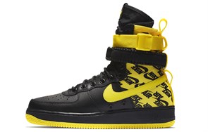 Nike Sf Air Force 1 High Black Dynamic Yellow AR1955-001