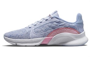 Nike SuperRep Go 3 Flyknit Next Nature 'Grey Pink' Women's DH3393-005