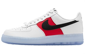 Nike Air Force 1 Low White Red Black Icy Soles CT2295-110