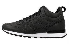 Nike Internationalist Durable Breathable Low Top Running Shoes Men's Black White 682843-001