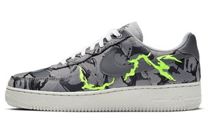Nike Air Force 1 Low '07 Lx Light Smoke Grey Camo Embroidery CV1725-001