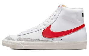 Nike Blazer Mid 77 Vintage Mismatched Swoosh Blue Red BQ6806-117