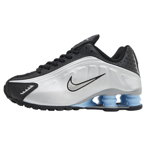 Nike Shox R4 Metallic Silver Black Psychic Blue HQ1988-004