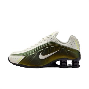Nike Shox R4 Mid Top Casual Shoes Men's Dark Green IB8062-133