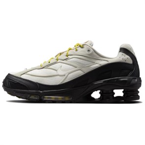Nike Shox Ride Anti Slip Wear Resistant Low Top Running Shoes Men's Black Silver IB7684-001